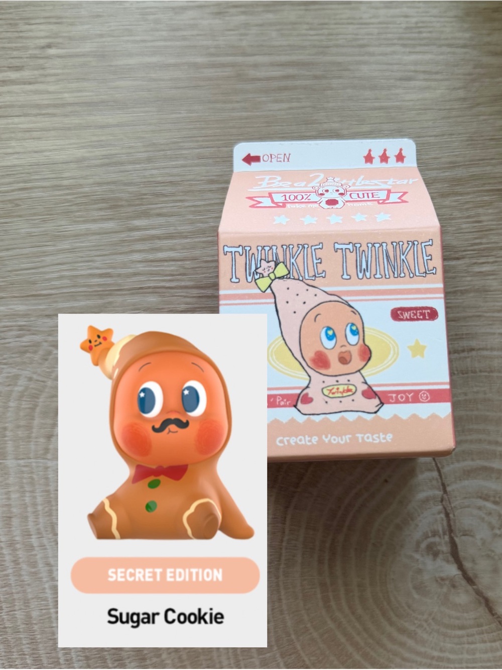 Pop Mart Twinkle Twinkle Create Your Taste Sugar Cookie Secret Blind Box Figure